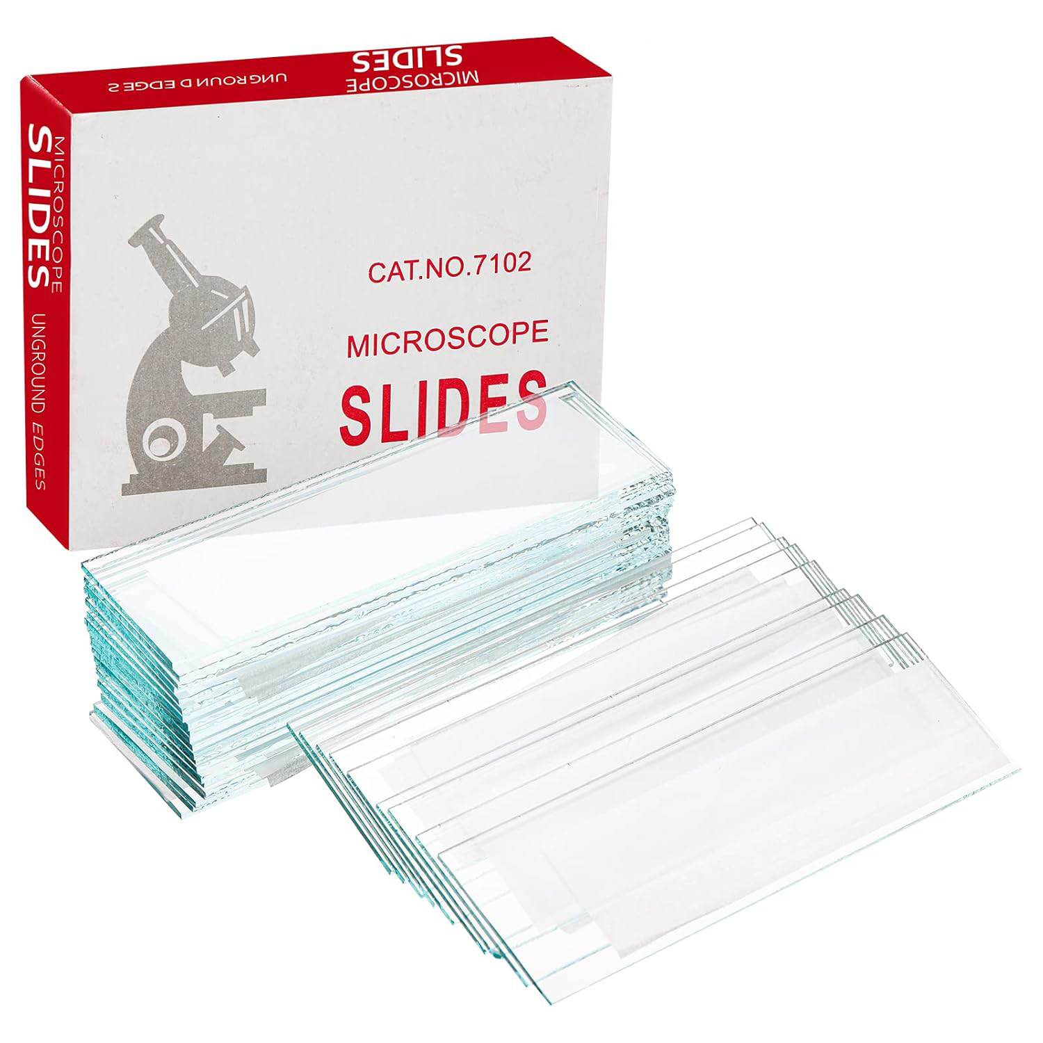 Pre-Cleaned Lab Glass Microscope Slides 7102 7105 7107 7109 for Laboratory Use